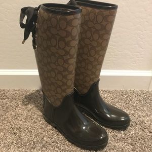Brand New Coach Rainboots